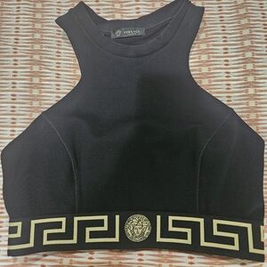 Like New Versace Racerback Sports Bra